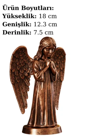Ağlayan Melek Heykeli v2 – Bakır Rengi -2