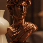 Antinous Heykeli v2 - Bakır Rengi – Roma İmparatoru Hadrian’ın Genç Sevgilisi Heykel Biblo