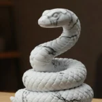 Jörmungandr Biblosu v4 - Mermer Görünümlü - İskandinav Mitolojisi - Dekoratif Heykel - Biblo