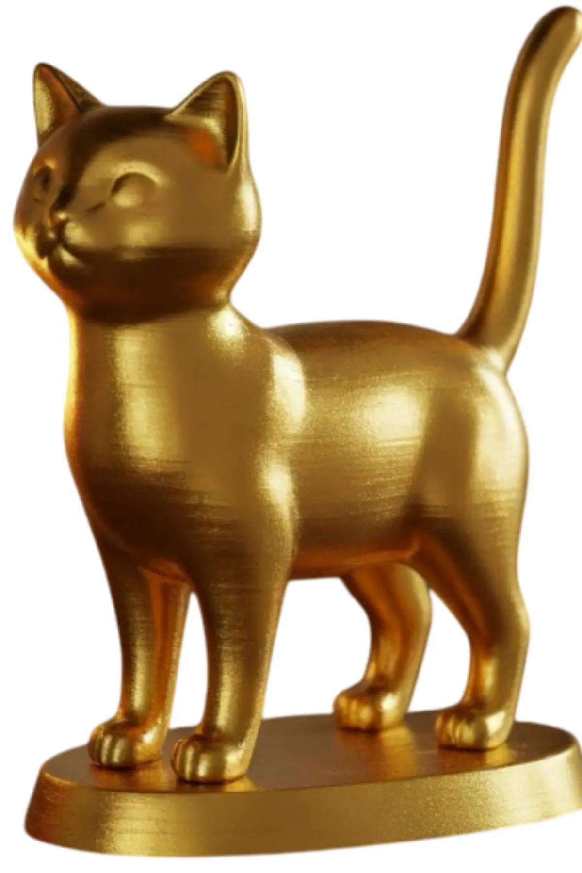 Kedi Biblo - Zarif ve Detaylı Tasarım - Dekoratif Heykel - Biblo - Görsel 3