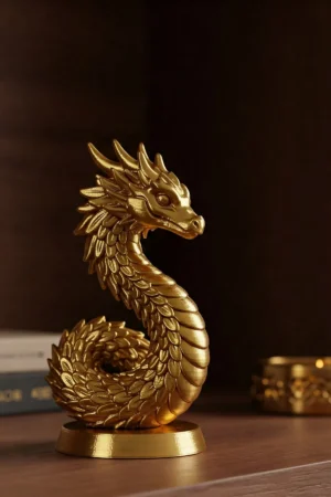 Quetzalcoatl Biblosu – Aztek Mitolojisinden Esinlenen Dekoratif Heykel - Biblo
