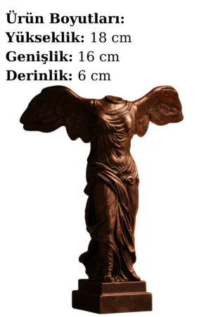 Samothrake Heykeli v2- Antik Bakır Rengi – 2