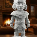 Tezcatlipoca Biblosu – Aztek Mitolojisinden Esinlenen Dekoratif Heykel - Biblo