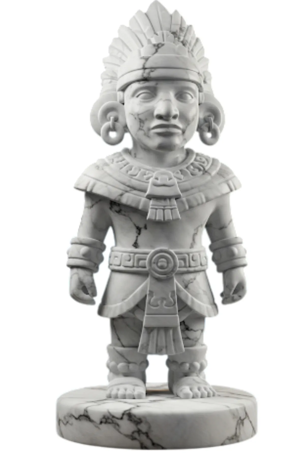 Tezcatlipoca Biblosu – Aztek Mitolojisinden Esinlenen Dekoratif Heykel - Biblo - Görsel 3