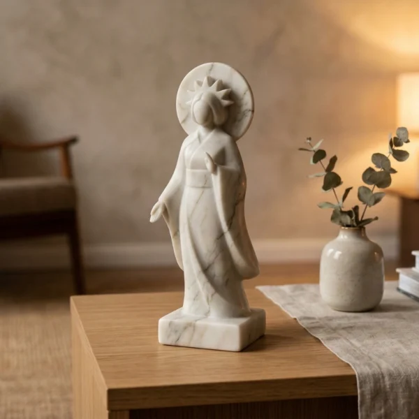 Amaterasu Heykeli – Soğuk Döküm Mermer (Japon Mitolojisi)