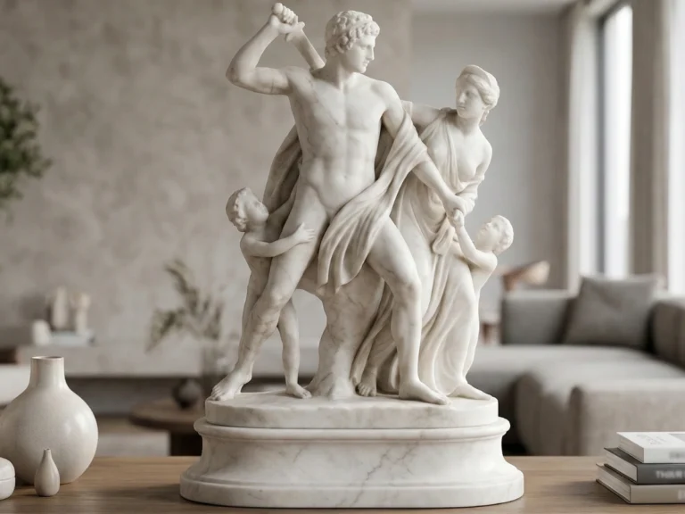 Athamas'ın Öfkesi (Fury of Athamas) Heykeli – John Flaxman