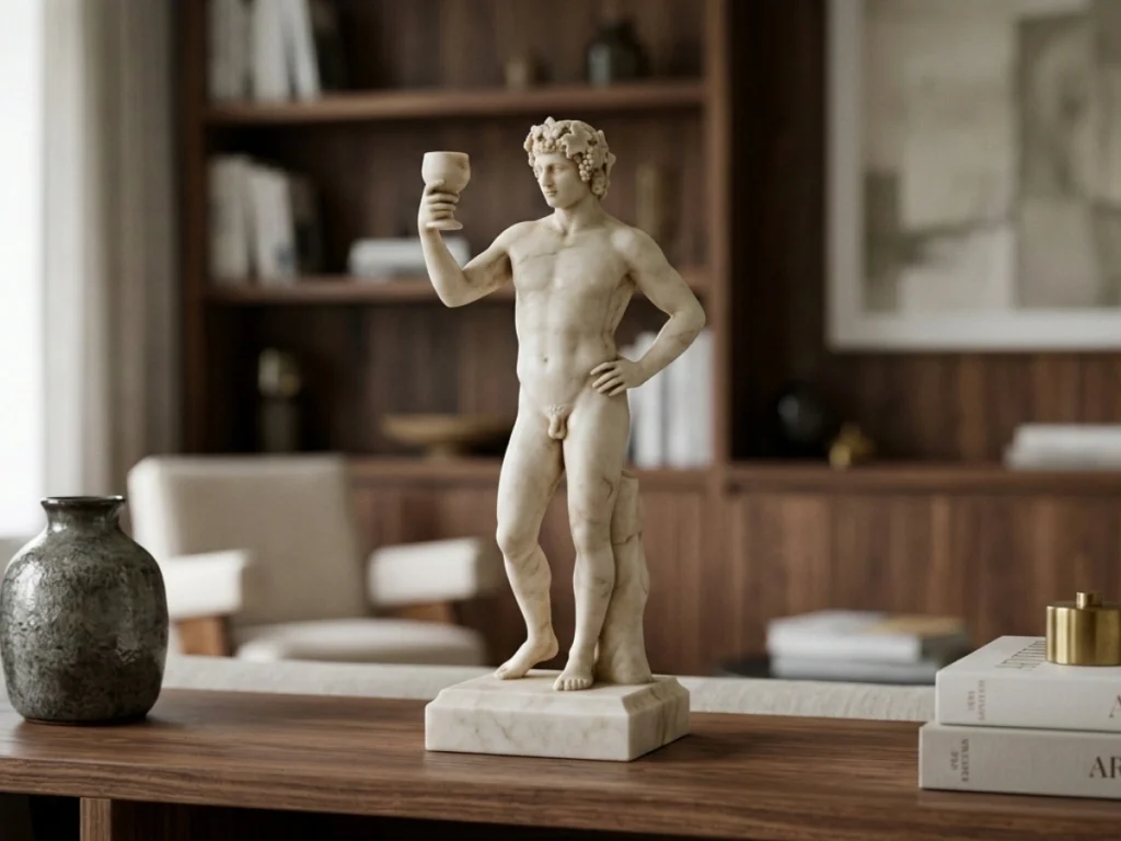 Bacchus (Baküs) Heykeli – Michelangelo Röprodüksiyonu