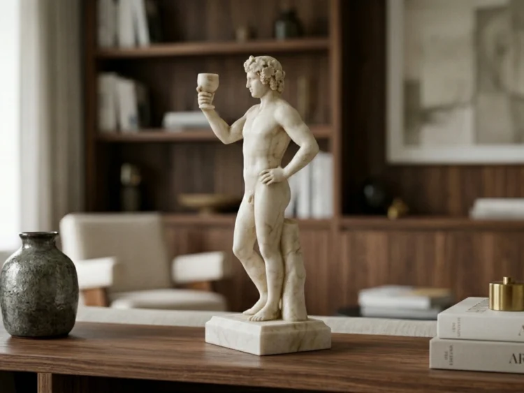 Bacchus (Baküs) Heykeli – Michelangelo Röprodüksiyonu