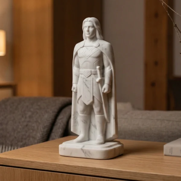 Balder Heykeli – Soğuk Döküm Mermer (İskandinav Mitolojisi)