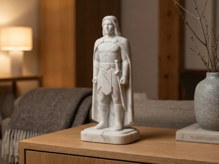 Balder Heykeli – Soğuk Döküm Mermer (İskandinav Mitolojisi)