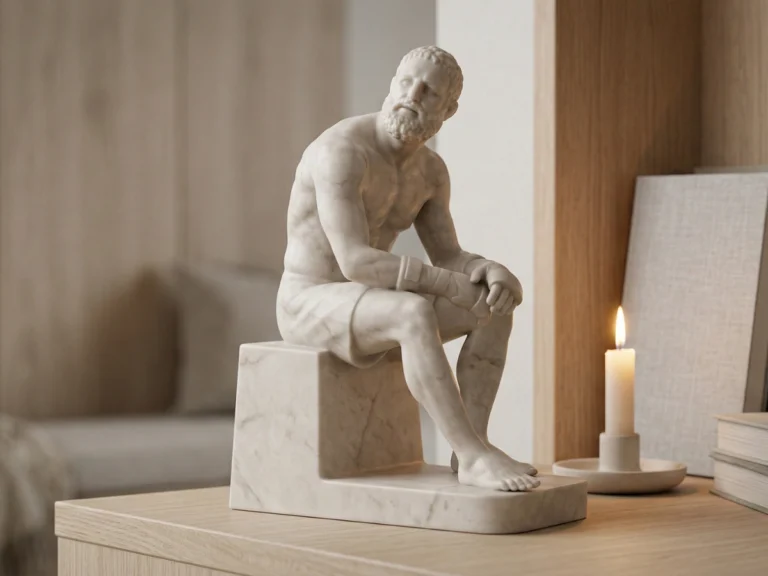 Boxer at Rest Heykeli - Yorgun Boksör