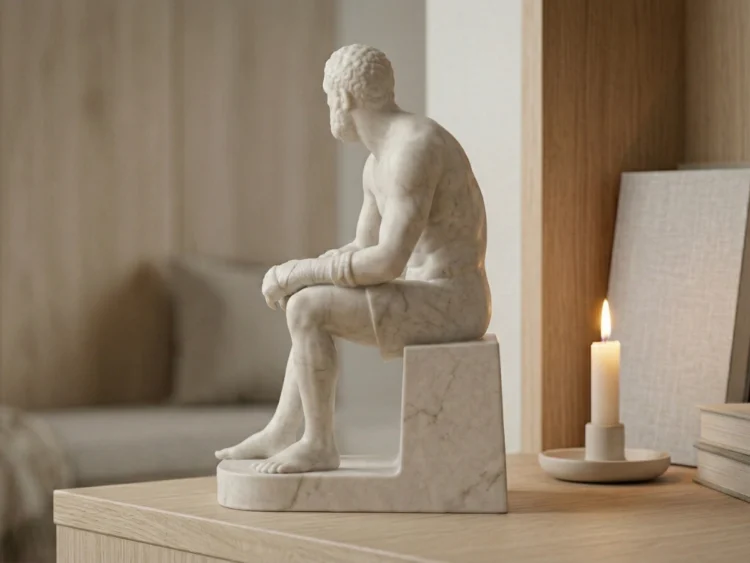 Boxer at Rest Heykeli - Yorgun Boksör