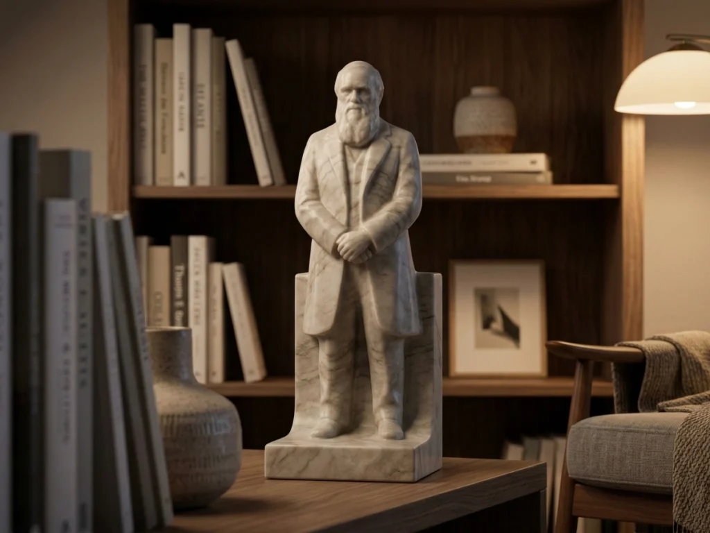 Charles Darwin Heykeli - Evrim Kuramının Öncüsü