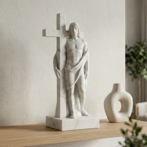 Christ of the Minerva Heykeli – Michelangelo Röprodüksiyonu