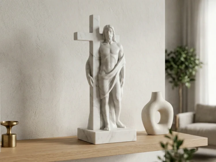 Christ of the Minerva Heykeli – Michelangelo Röprodüksiyonu