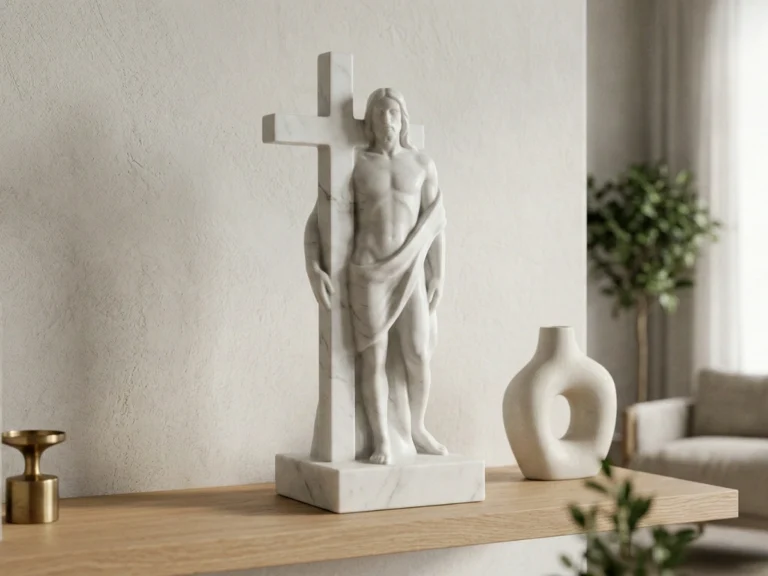 Christ of the Minerva Heykeli – Michelangelo Röprodüksiyonu