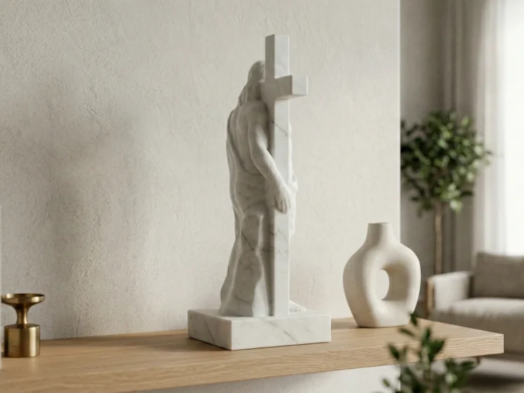 Christ of the Minerva Heykeli – Michelangelo Röprodüksiyonu