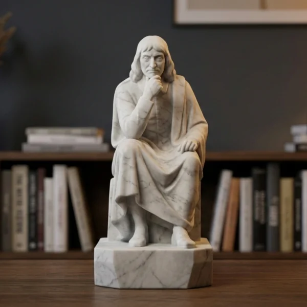 Descartes Heykeli - Modern Felsefenin Babası