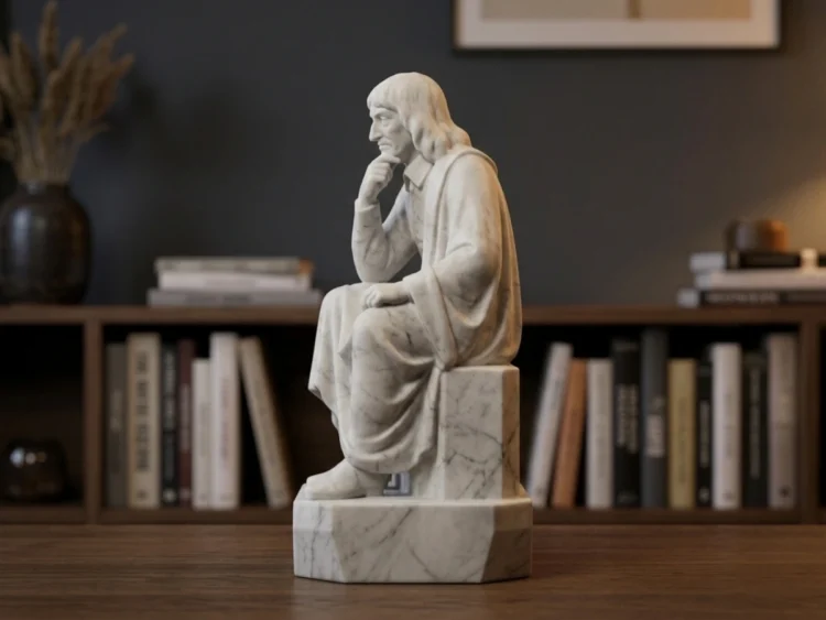 Descartes Heykeli - Modern Felsefenin Babası