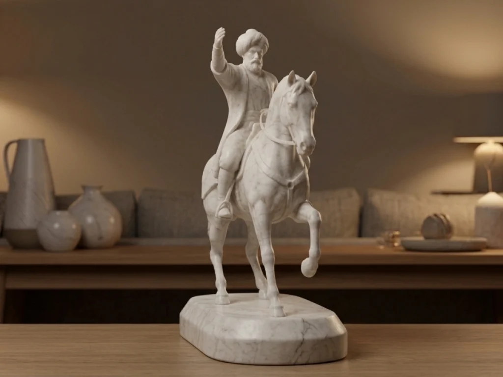 Fatih Sultan Mehmet Heykeli – Soğuk Döküm Mermer