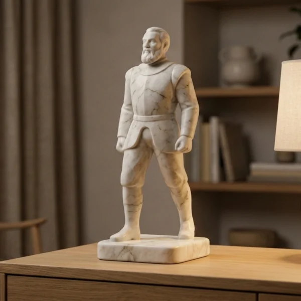 Ferdinand Magellan Heykeli – Soğuk Döküm Mermer