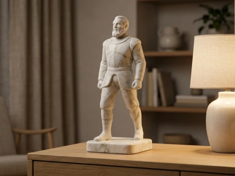 Ferdinand Magellan Heykeli – Soğuk Döküm Mermer