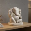 Ganesha Heykeli – Soğuk Döküm Mermer (Hindu Mitolojisi)