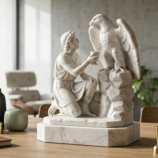 Ganymede ve Kartal (Ganymede and the Eagle) Heykeli