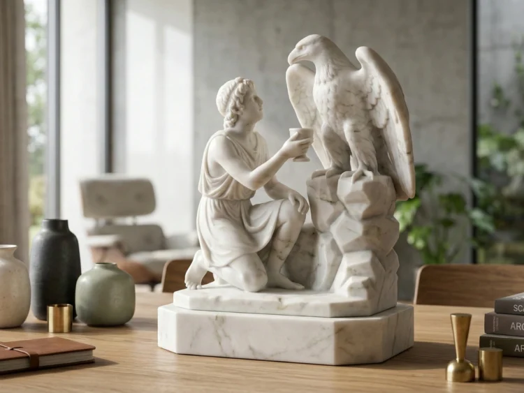 Ganymede ve Kartal (Ganymede and the Eagle) Heykeli