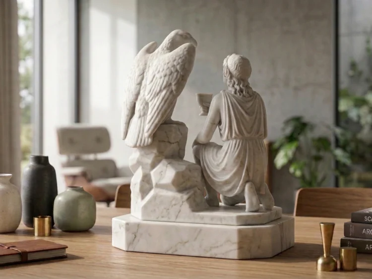 Ganymede ve Kartal (Ganymede and the Eagle) Heykeli