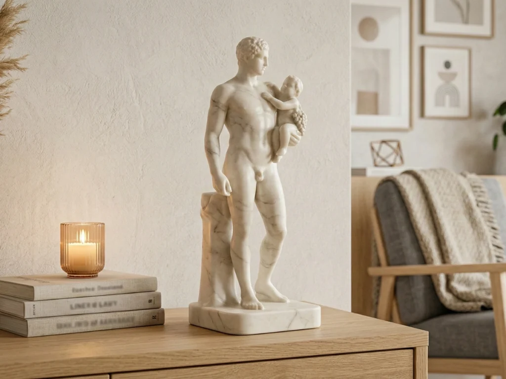 Hermes ve Bebek Dionysos Heykeli