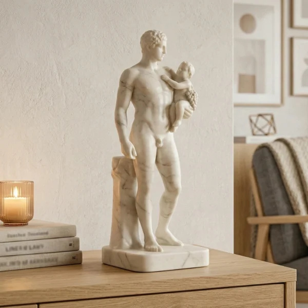 Hermes ve Bebek Dionysos Heykeli