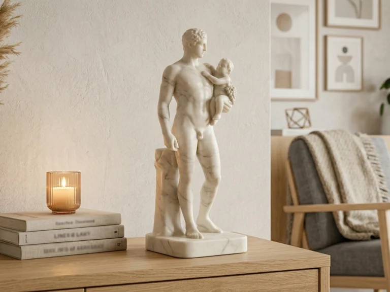 Hermes ve Bebek Dionysos Heykeli