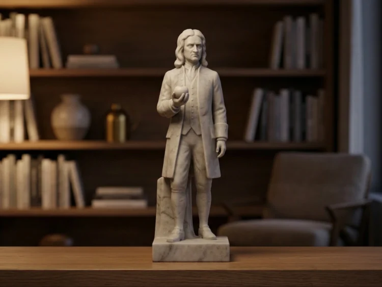 Isaac Newton Heykeli - Klasik Fiziğin Mimarı