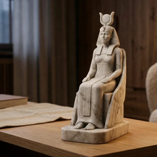 İsis Heykeli – Soğuk Döküm Mermer (Mısır Mitolojisi)