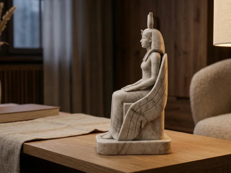 İsis Heykeli – Soğuk Döküm Mermer (Mısır Mitolojisi)