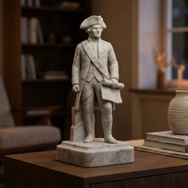 James Cook Heykeli – Soğuk Döküm Mermer