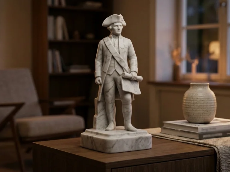 James Cook Heykeli – Soğuk Döküm Mermer