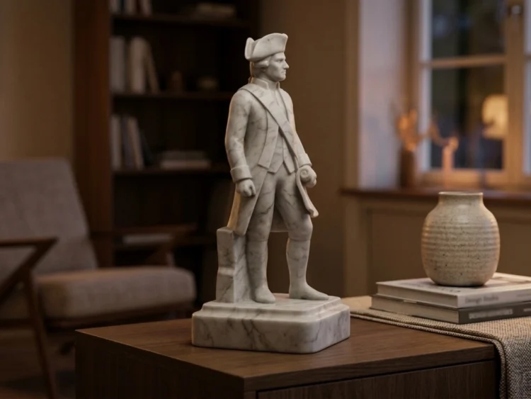 James Cook Heykeli – Soğuk Döküm Mermer