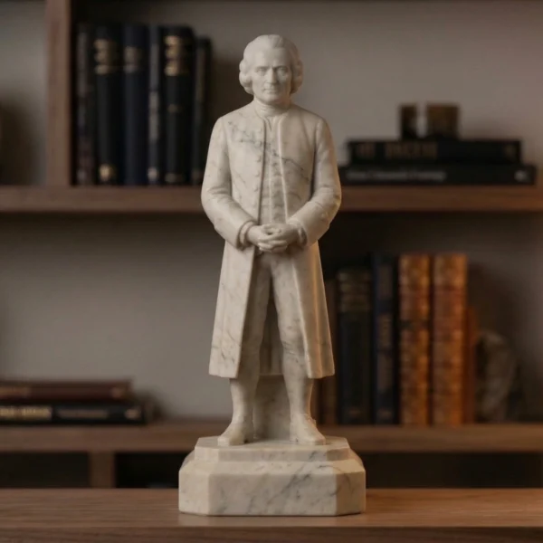 Jean-Jacques Rousseau Heykeli - Aydınlanma Filozofu