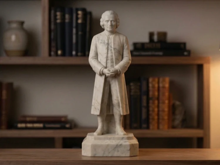 Jean-Jacques Rousseau Heykeli - Aydınlanma Filozofu