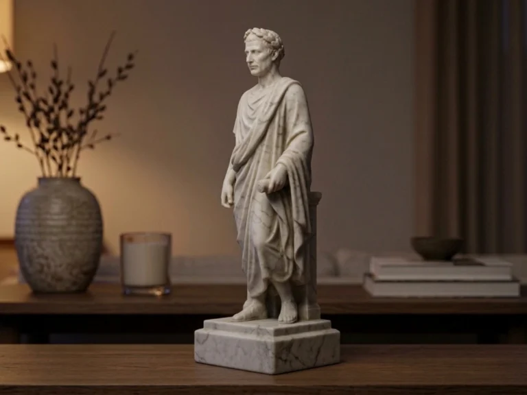 Jül Sezar (Julius Caesar) Heykeli – Soğuk Döküm Mermer