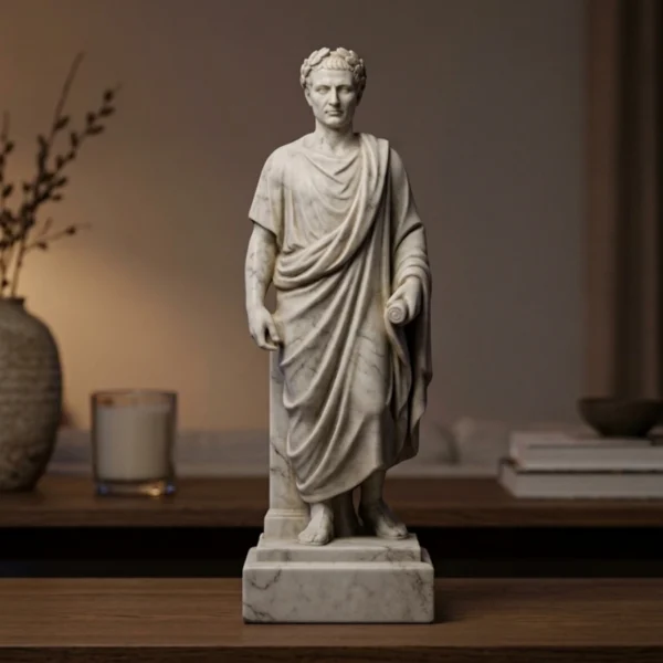 Jül Sezar (Julius Caesar) Heykeli – Soğuk Döküm Mermer