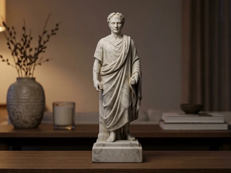 Jül Sezar (Julius Caesar) Heykeli – Soğuk Döküm Mermer