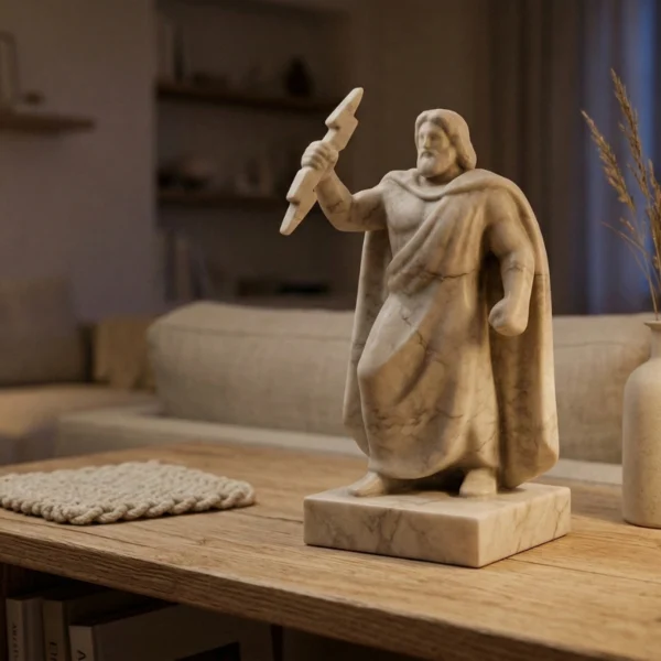 Jüpiter Heykeli – Soğuk Döküm Mermer (Roma Mitolojisi)