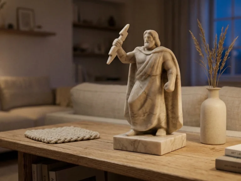 Jüpiter Heykeli – Soğuk Döküm Mermer (Roma Mitolojisi)