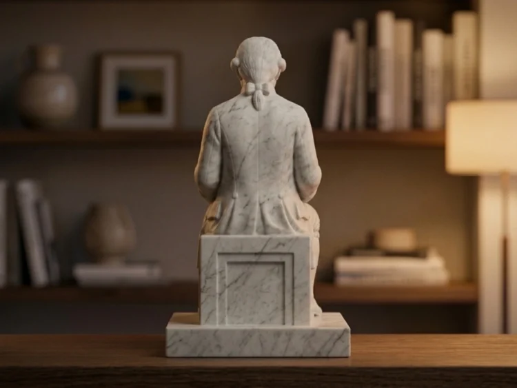 Kant Heykeli - Aydınlanma Filozofu (Soğuk Döküm Mermer)