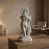 Krishna Heykeli – Soğuk Döküm Mermer (Hindu Mitolojisi)