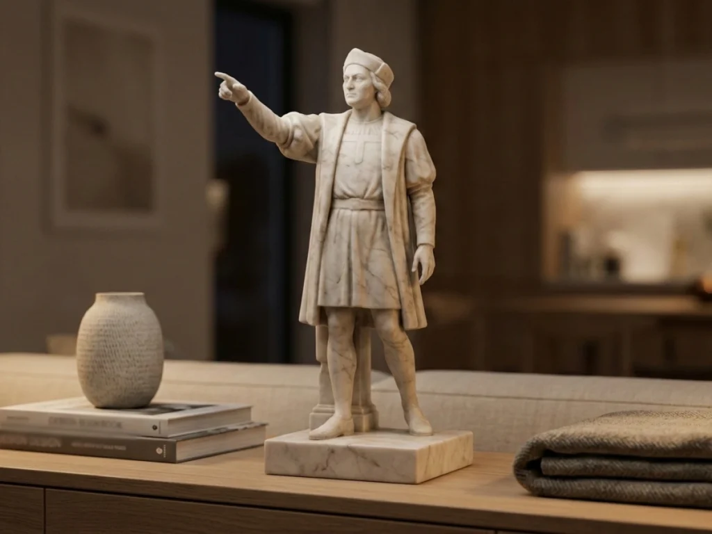 Kristof Kolomb Heykeli – Soğuk Döküm Mermer