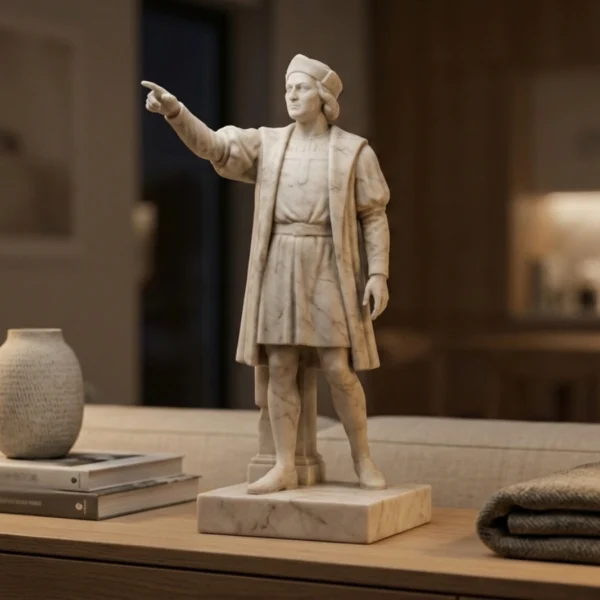 Kristof Kolomb Heykeli – Soğuk Döküm Mermer